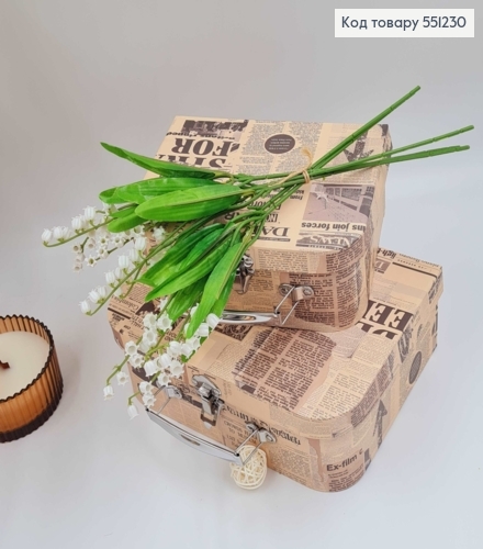 Ландыш (5 веточек) на металлической основе, высотой 35см 551230 фото 1