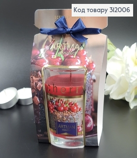 Аромасвечка стакан ARTMAN Вишня 130 г/69 часов 312006 фото