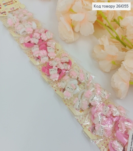 Резинка детская цветная КИТТИ 40 шт/уп. 261055 фото 1