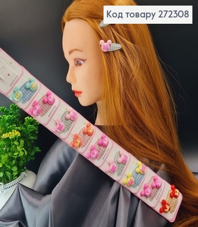 Заколка ток так детская Міккі в асс. (10пар) 272308 фото