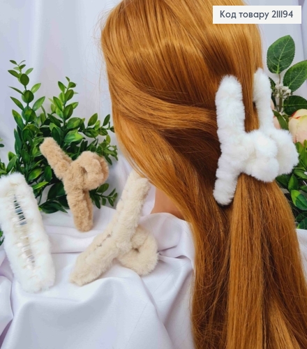 Краб пластик ПУШОК, "Петелька", 11,5см, Пастельні кольори в асортименті 211194 фото 1