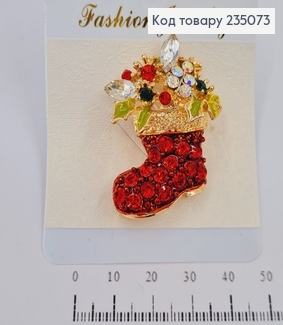 Брошь металл Чобот 235073 фото