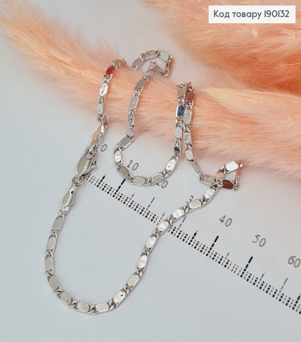 Цепочка 2мм длина 35см родироване   Xuping  190132 фото 1