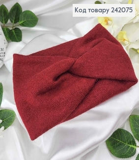 Повязка Ангора, Бордовая, 21*13см, Украина 275024 фото