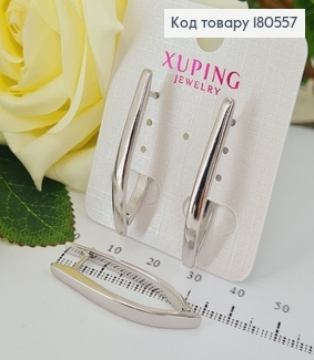 Серьги родированые стрелы 3,5см Xuping 180557 фото