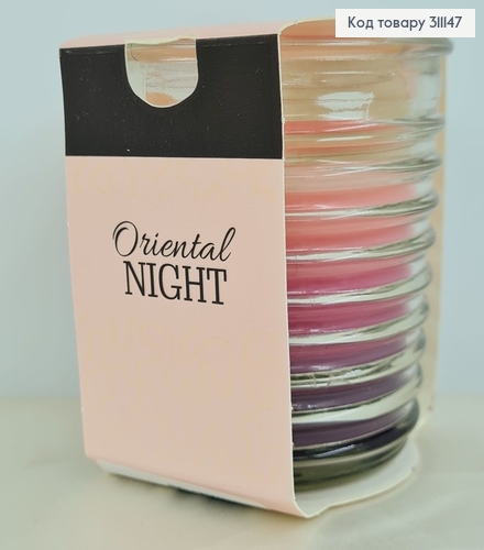 Аромосвічка стакан BISPOL  Східна ніч 136 г/28 годин, 80-272 311147 фото 1