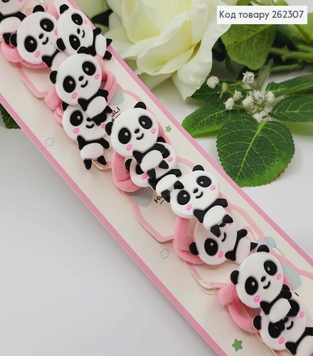 Набор резинок с веселой Пандой, 20шт/наб. 262307 фото 1