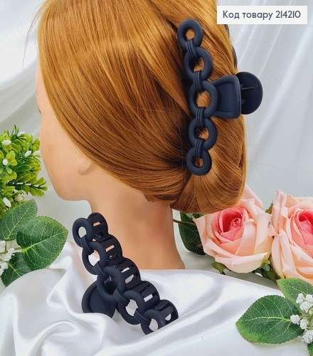 Краб каучук, матовий Чорний, "Ауді" з перетинками, 11см 214210 фото 1