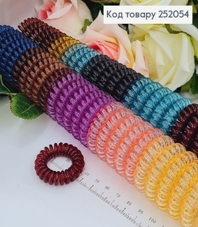 Резинка пружинка тоненька 4см в асорт. 252054 фото