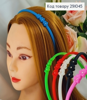 Обруч каучук Цветы в асс. 291045 фото