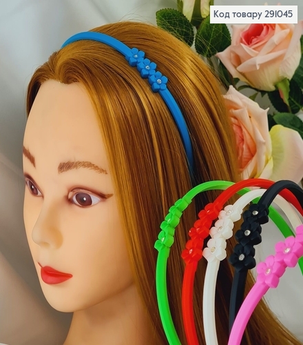 Обруч каучук Цветы в асс. 291045 фото 1