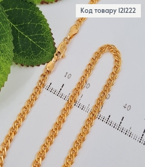 Цепочка, плетение Нонна, шир.3мм, дл. 45см, Xuping 18К 121222 фото