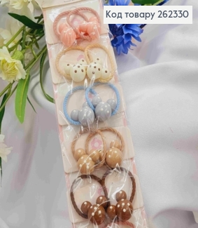 Набор резинок (20шт) МИККИ МАУС, размер 3см,резка 3см, цвета в ассорт, 262330 фото