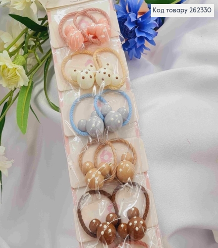 Набор резинок (20шт) МИККИ МАУС, размер 3см,резка 3см, цвета в ассорт, 262330 фото 1