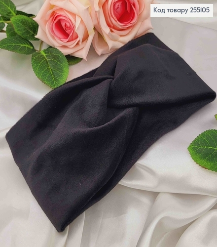 Повязка Велюровая цвет ЧЕРНЫЙ 23*9,5см в ассор. 275060 фото 1