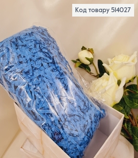 Наполнитель крафтовый синий 100 гр 514027 фото