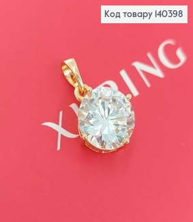 Кулон с камнем  1,3  см медицинское золото Xuping 140398 фото