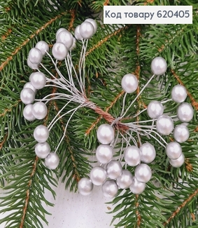 Пучок веточек Калины СЕРЕБРО, 13см 285065 фото