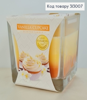 Аромасвечи стакан BISPOL VANILLA CUPCAKE 170 г/32год., snk 80-202 BISPOL  313007 фото