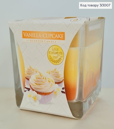 Аромасвечи стакан BISPOL VANILLA CUPCAKE 170 г/32год., snk 80-202 BISPOL  313007 фото 1