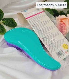 Щетка для волос, Redberry (тангл тизер), Фиолетово-Бирюзовая средняя(19*8), качественный Китай 300109 фото