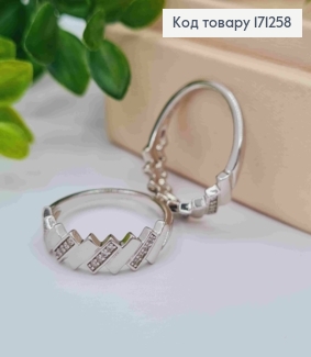 Перстень родился с Блестящими камешками, Xuping 18К 171258 фото