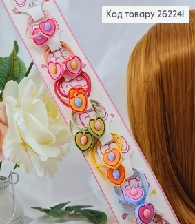 Резинки детские с Персиками, 20шт/уп 262241 фото