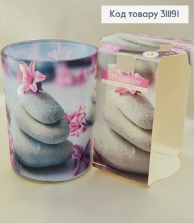 Аромасвечи стакан BISPOL Сад Спа 100 г / 22 часов, 72s-22 322029 фото