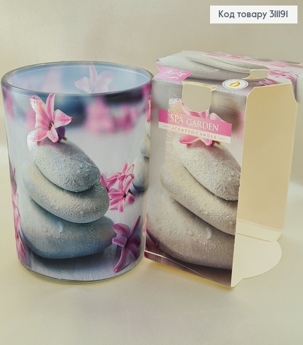 Аромасвечи стакан BISPOL Сад Спа 100 г / 22 часов, 72s-22 322029 фото 1