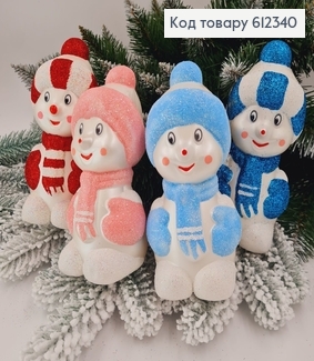 Новогодняя фигура Снеговик в ассорт., 17,5*7см, Украина 612340 фото