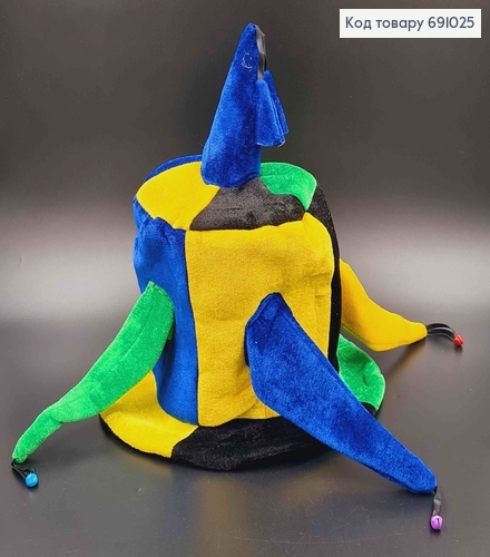 Шапочка Шута, карнавальная, с колокольчиками, диам. 28см 691025 фото 1