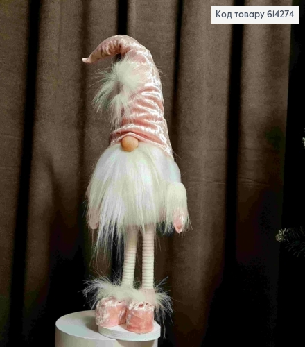 Гном "Скандинавський" в РОЖЕВІЙ шапці, 50-57см, ручна робота, Україна 614274 фото 1
