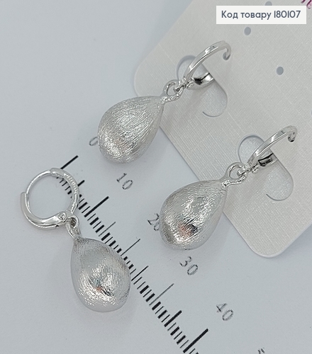 Серьги  подвески медицинское золото Xuping 180107 фото 1