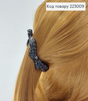 Заколка банан з квітами 11 см 223009 фото