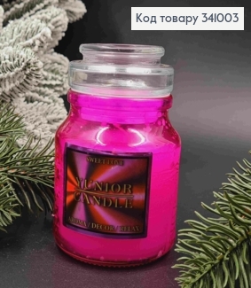 Аромасвічка в банці Sweet Love, 70*100мм, 18год/горіння, (aroma/dekor/relax), YUNIOR CANDLE 341003 фото