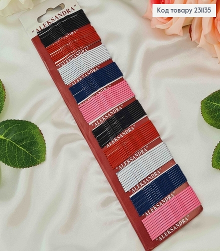 Набор невидимок (100шт) металл цветная 5,5 см 100 шт/уп Aleksandra 231135 фото 2