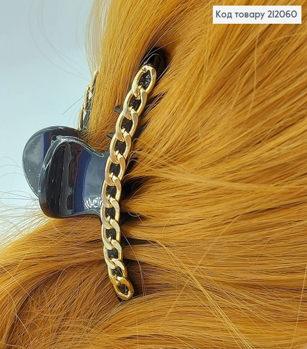 Краб черный с золотой цепочки 212060 фото 1