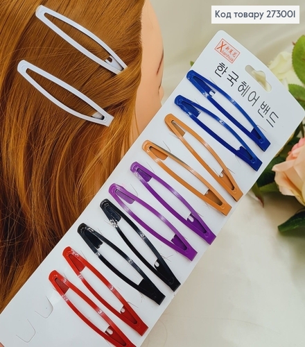 Заколка тик так цветной   12шт / уп. 273001 фото 1