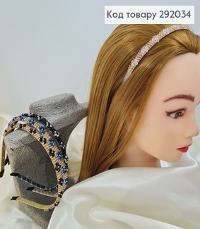 Обруч металл с бисером в асс. 292034 фото