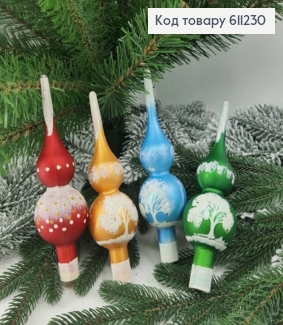 Верхушка на елку Роспись ручная в ассорт., 18см, Украина 611230 фото