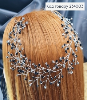 Веточка с стиклярусом в волосы в ассорт. 234003 фото