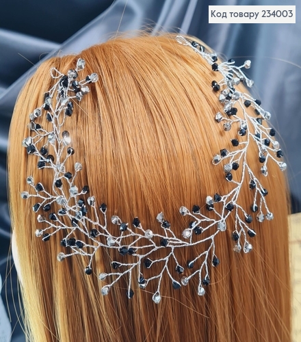 Веточка с стиклярусом в волосы в ассорт. 234003 фото 1