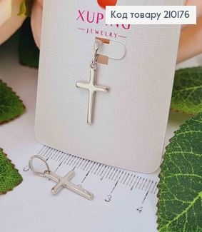 Крестик родованный, 1,9*1,1см, Xuping 210176 фото