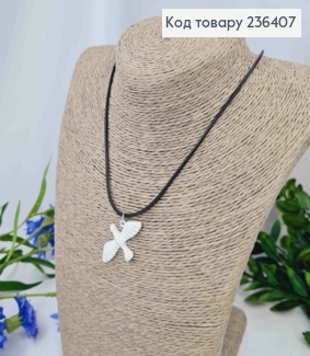 Шнурочок экокожа, с подвеской Голубь, 3,6см, дл. 44+5см 236407 фото