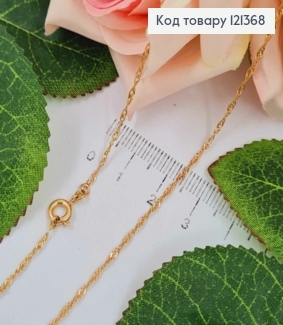 Цепочка витое якорное плетение, дл. 50см, шир. 2мм, Xuping 18K 121368 фото