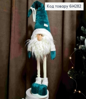 Гном в ЗЕЛЕНІЙ шапці, 80см, ручна робота, Україна 614282 фото