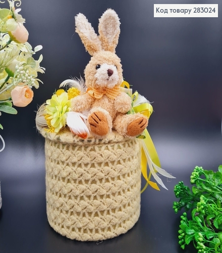 Коробка подарочная 13*17см ЗАЙЧИК (15см), ручная работа, Украина 283024 фото 1