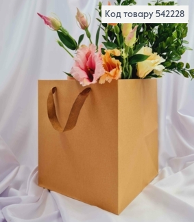 Пакет куб, качественный из твердого картона (25*25*25см) 542228 фото