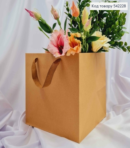 Пакет куб, качественный из твердого картона (25*25*25см) 542228 фото 1