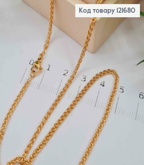 Цепочка плетения КОСИЧКА, длина 45см, Xuping 18К 121680 фото